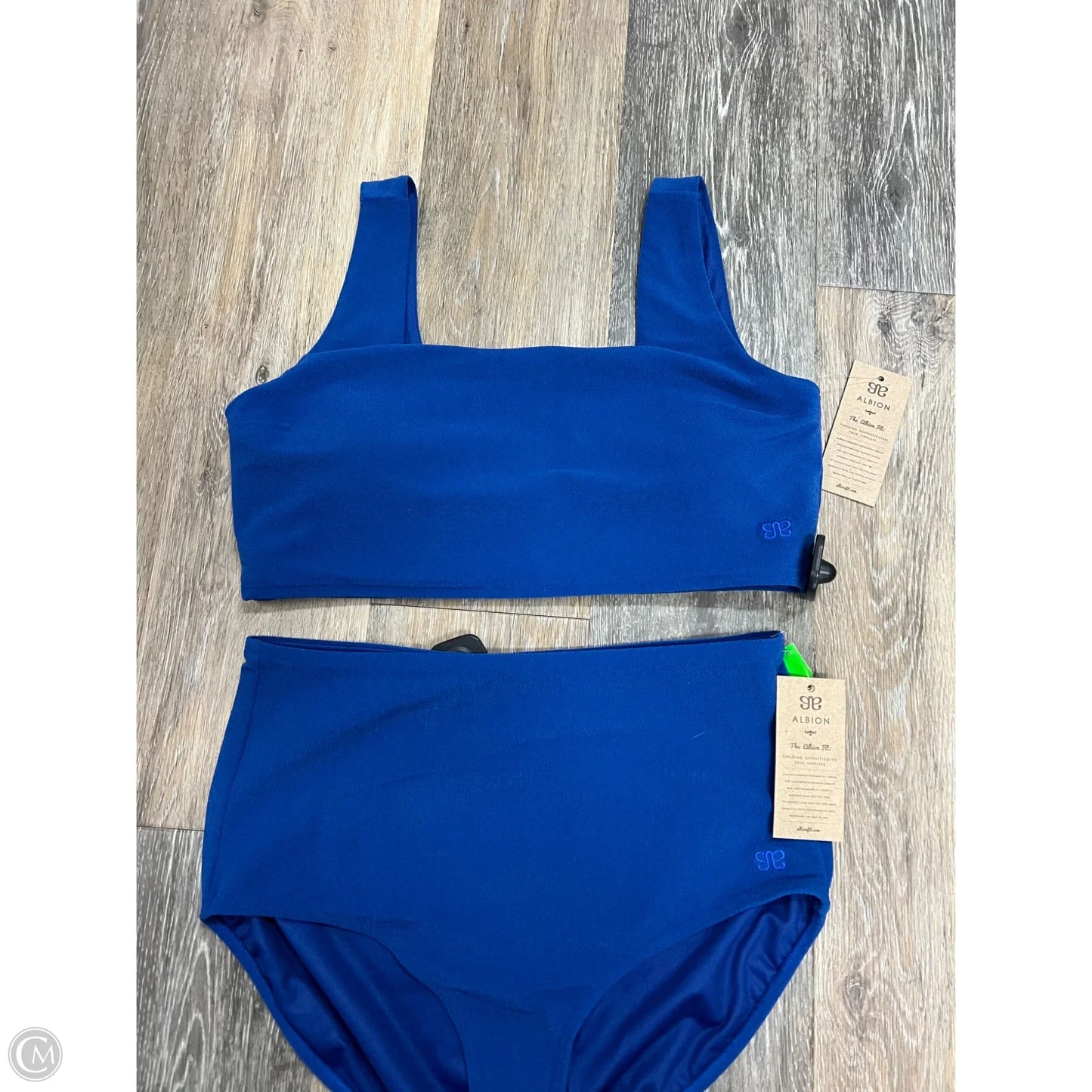 Swimsuit 2pc By Albion In Blue, Size: L