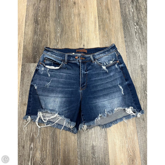 Shorts By Judy Blue In Blue Denim, Size: 1x