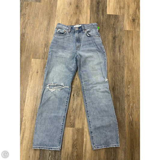 Jeans Straight By Denim Forum In Blue Denim, Size: 2