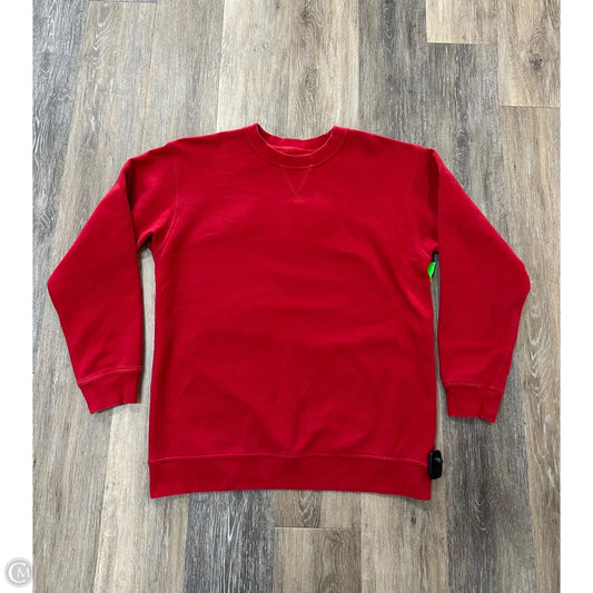 Athletic Sweatshirt Crewneck By Lululemon In Red