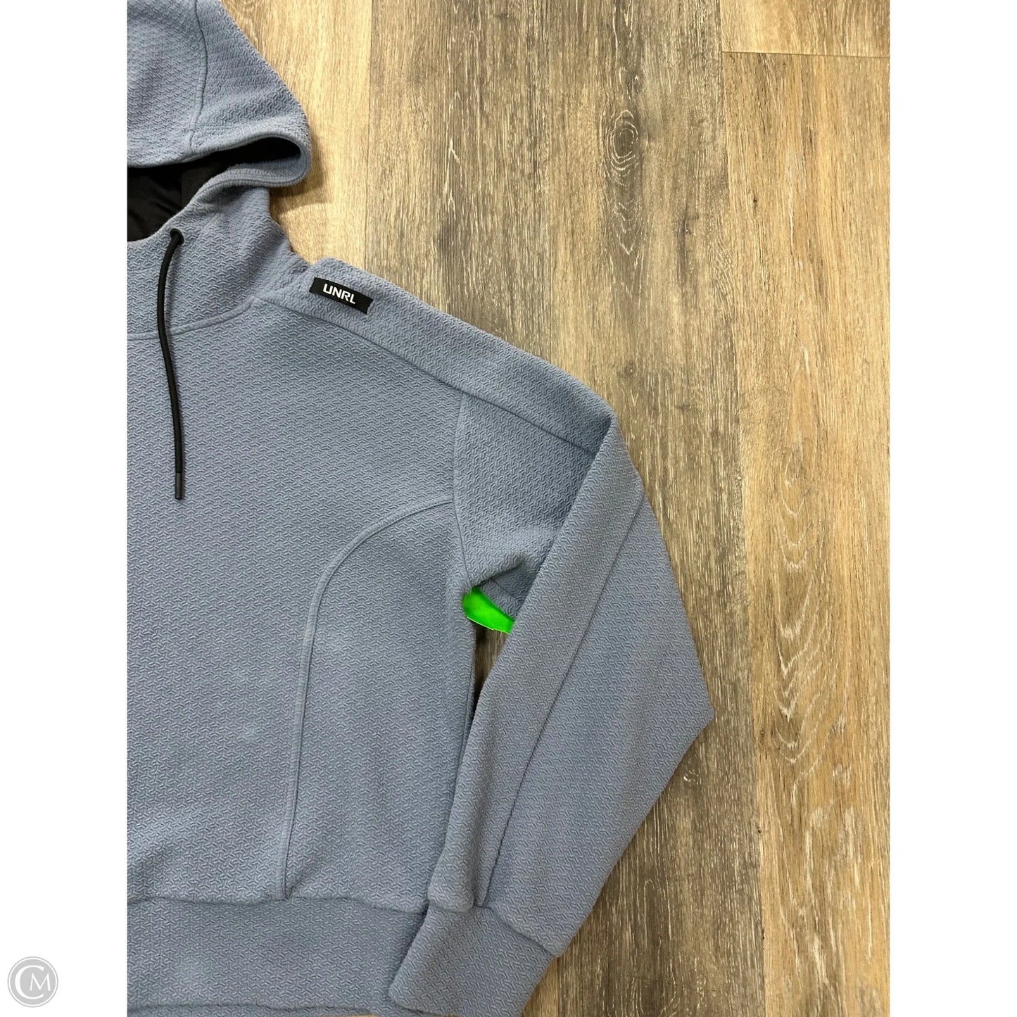 Athletic Sweatshirt Hoodie By UNRL In Blue, Size: L