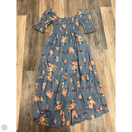 Dress Casual Maxi By American Eagle In Blue, Size: Xs