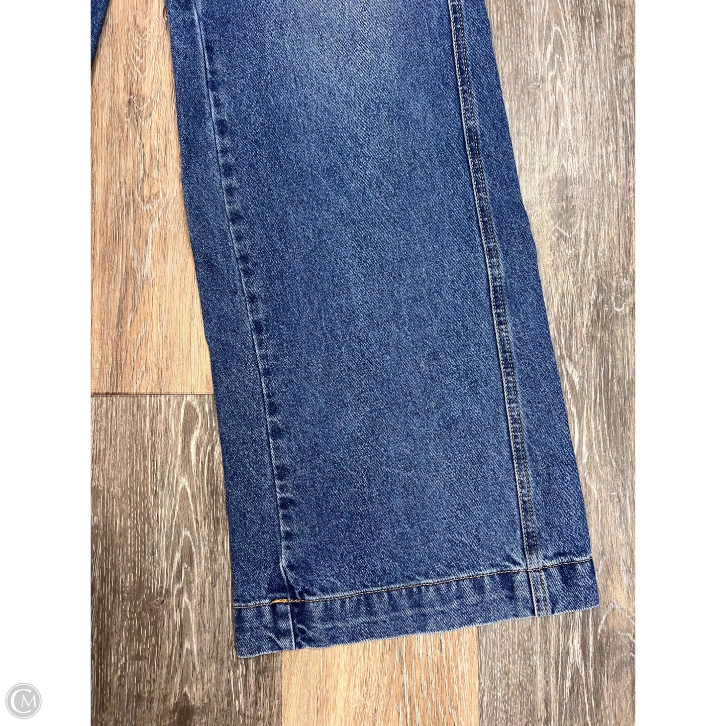 Jeans Wide Leg By We The Free In Blue Denim, Size: M (long)