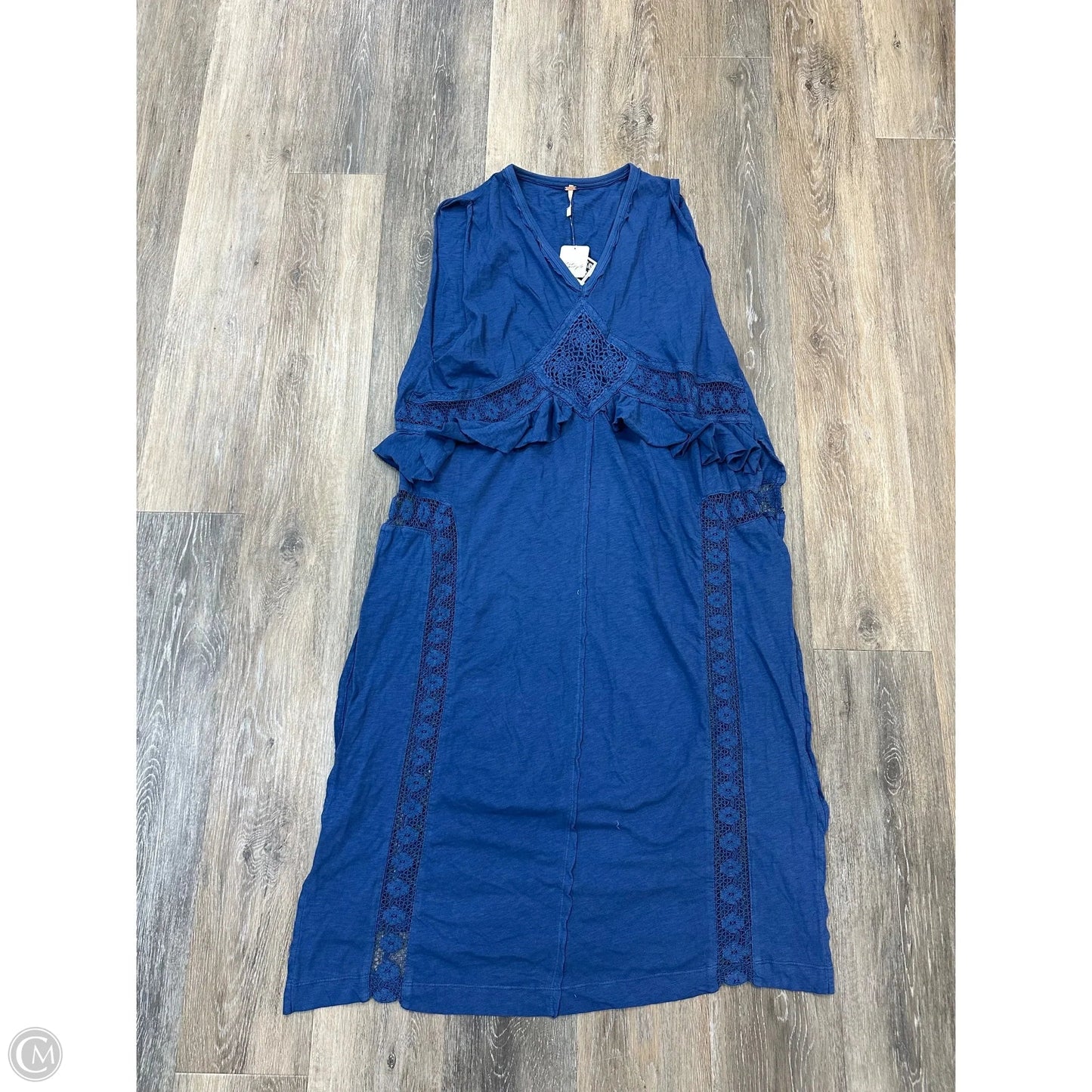 Dress Casual Maxi By Free People In Blue, Size: Xs