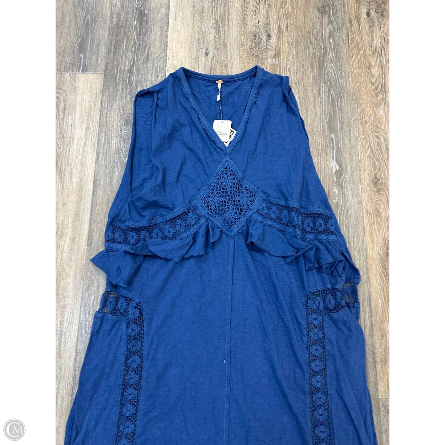 Dress Casual Maxi By Free People In Blue, Size: Xs