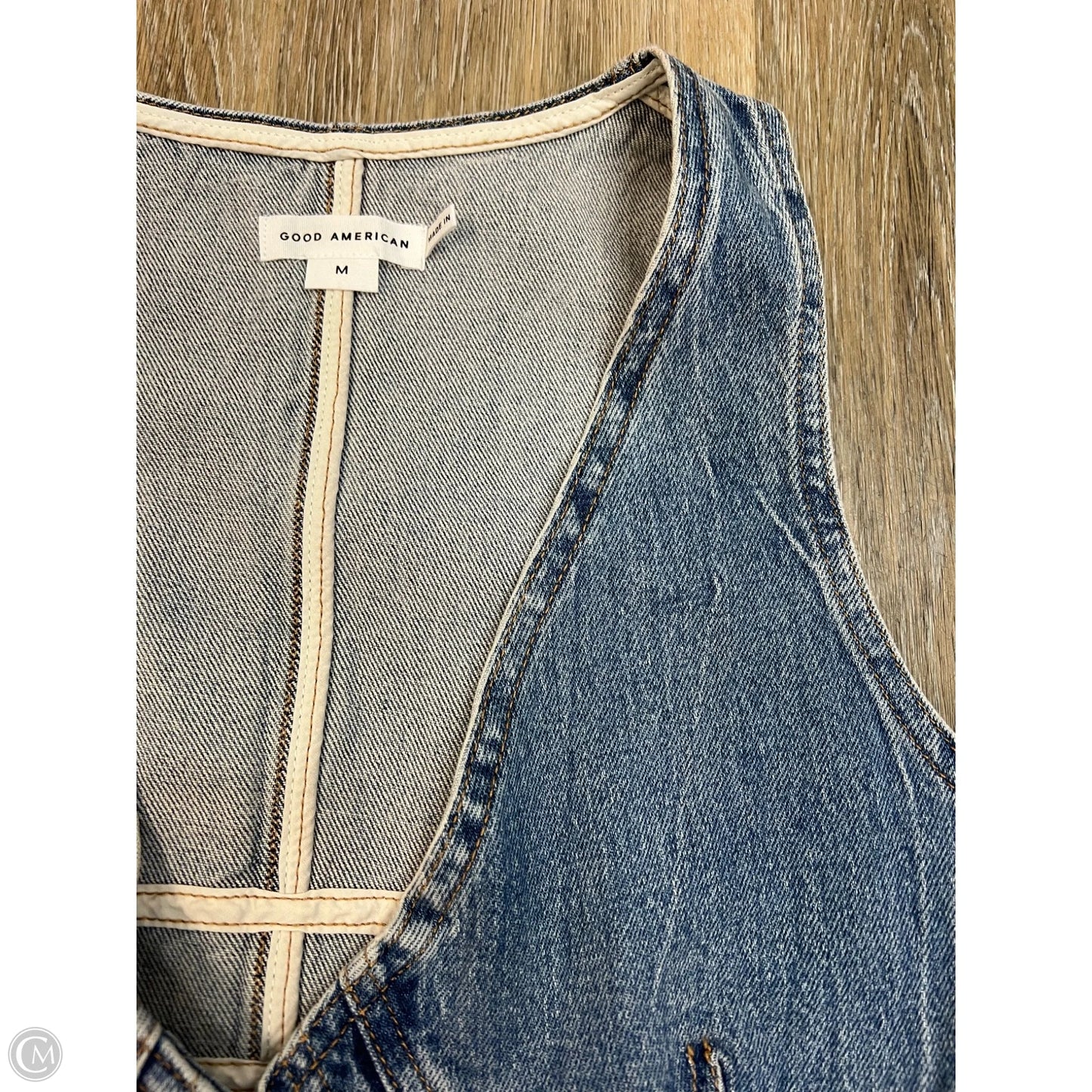 Vest Other By Good American In Blue Denim, Size: M