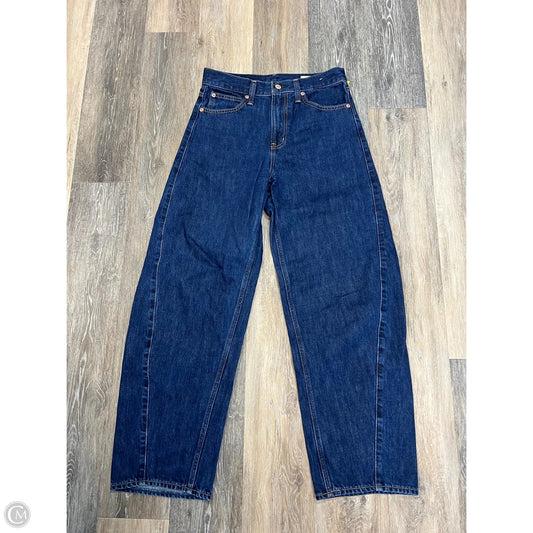 Jeans Straight By Gap In Blue Denim, Size: 4