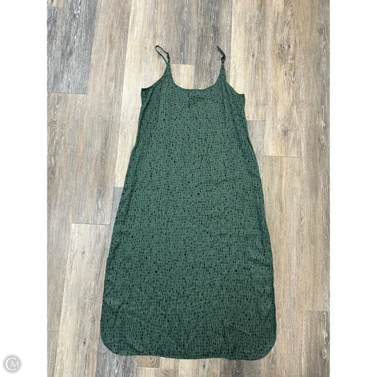 Dress Casual Midi By Eileen Fisher In Green, Size: M