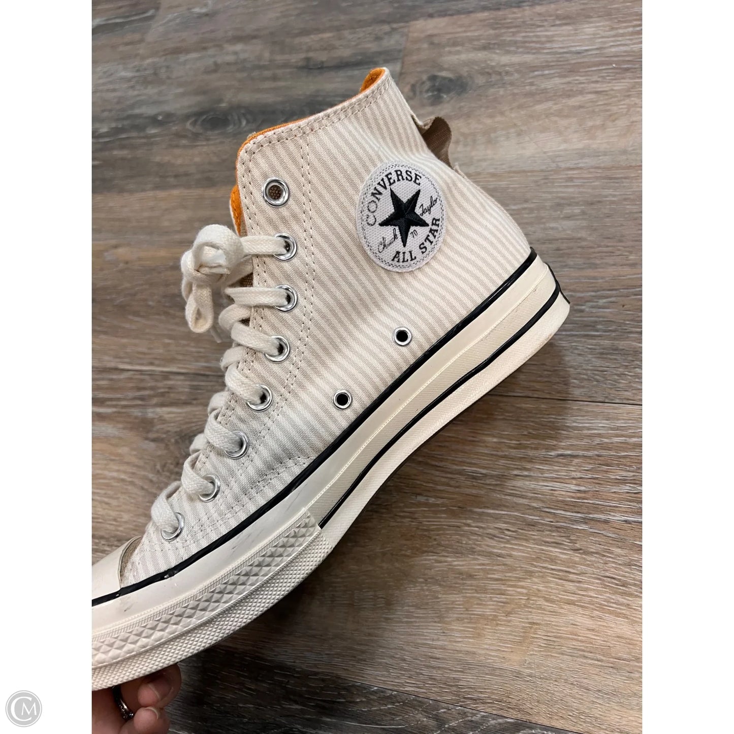 Shoes Athletic By Converse In Striped Pattern, Size: 9.5