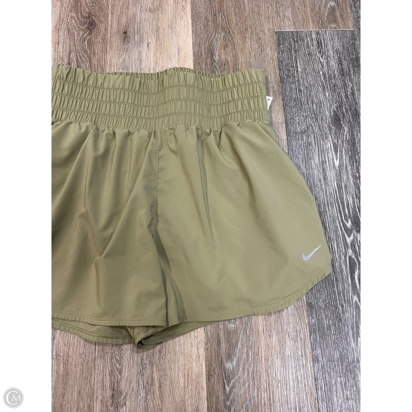 Athletic Shorts By Nike Apparel In Green, Size: L
