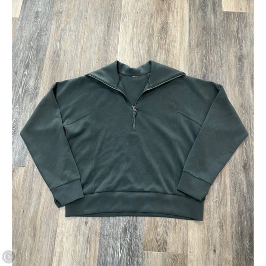 Athletic Jacket By Spanx In Green, Size: M