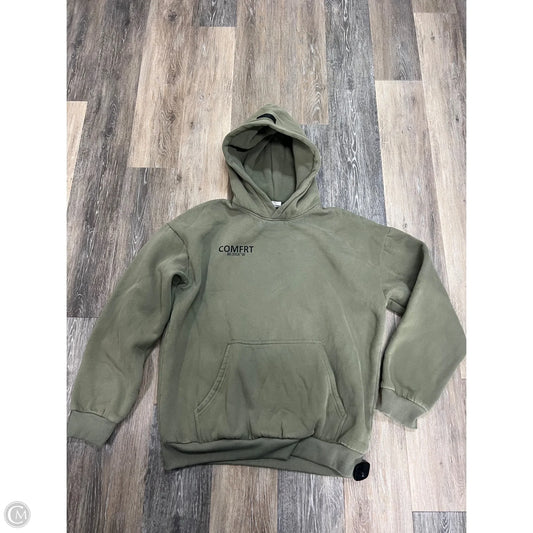 Sweatshirt Hoodie By Comfrt In Green, Size: Xl
