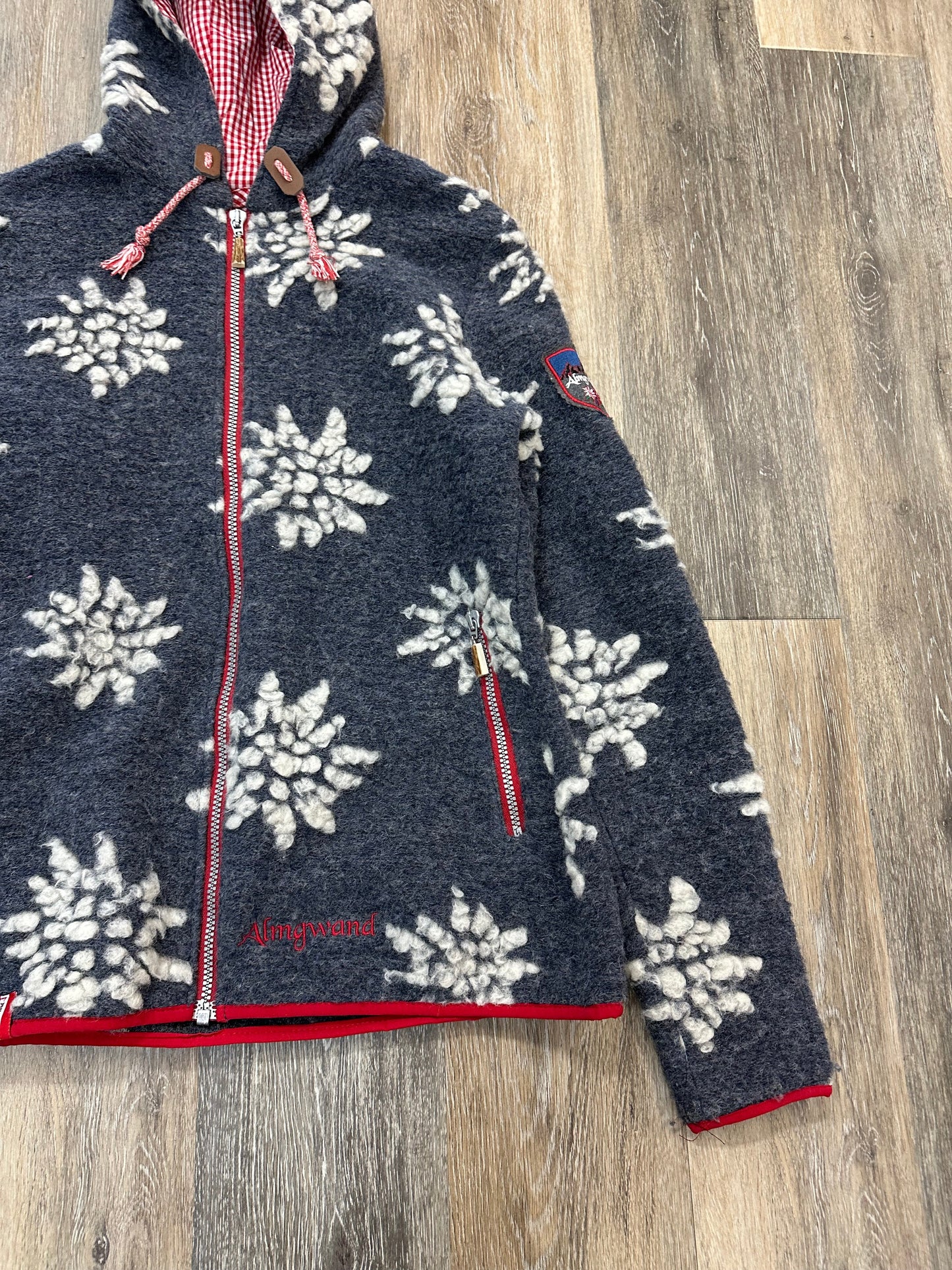 Athletic Jacket By Almgwand In Blue, Size: M