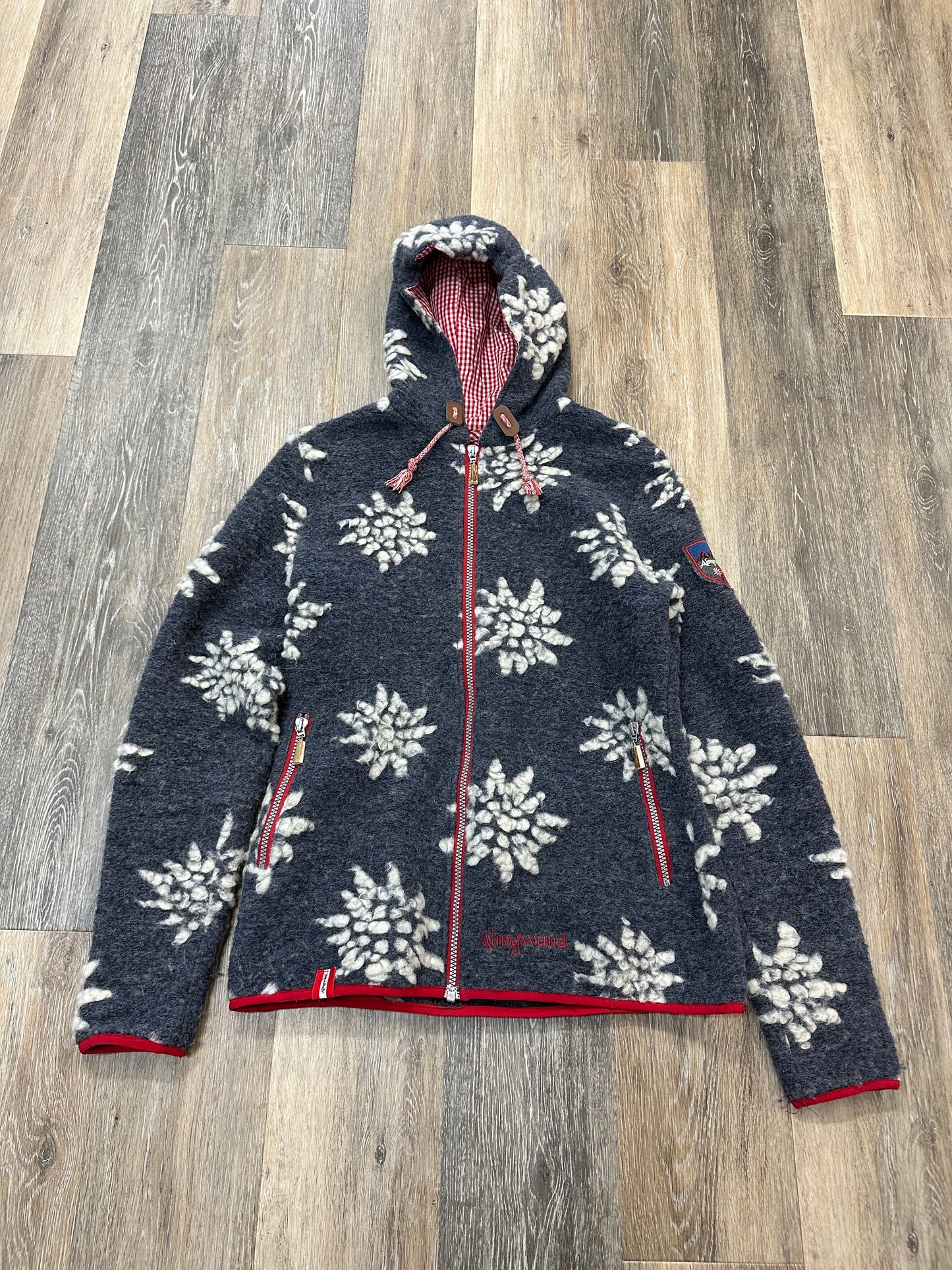 Athletic Jacket By Almgwand In Blue, Size: M