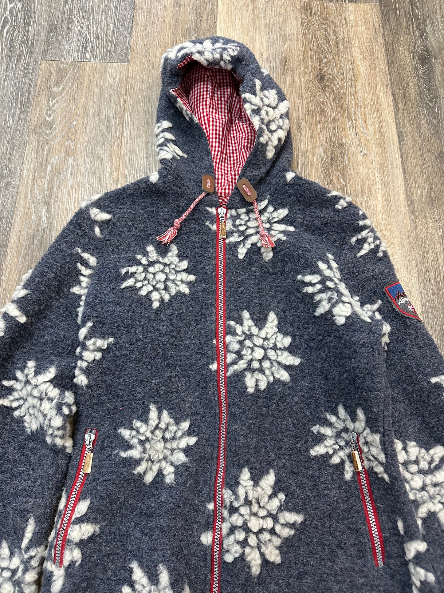 Athletic Jacket By Almgwand In Blue, Size: M