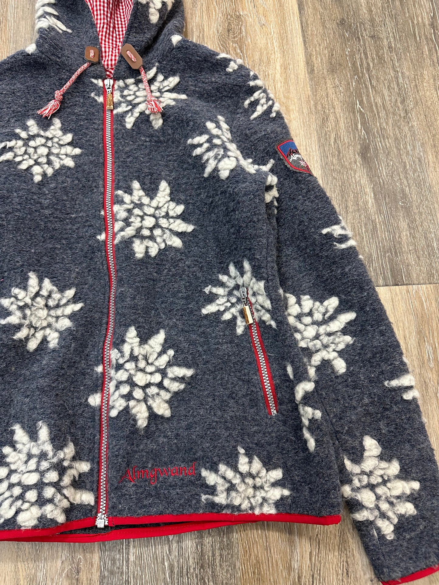 Athletic Jacket By Almgwand In Blue, Size: M