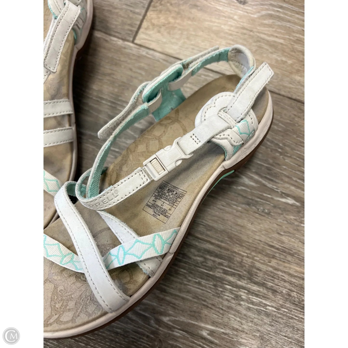 Sandals Flats By Merrell In Cream, Size: 7