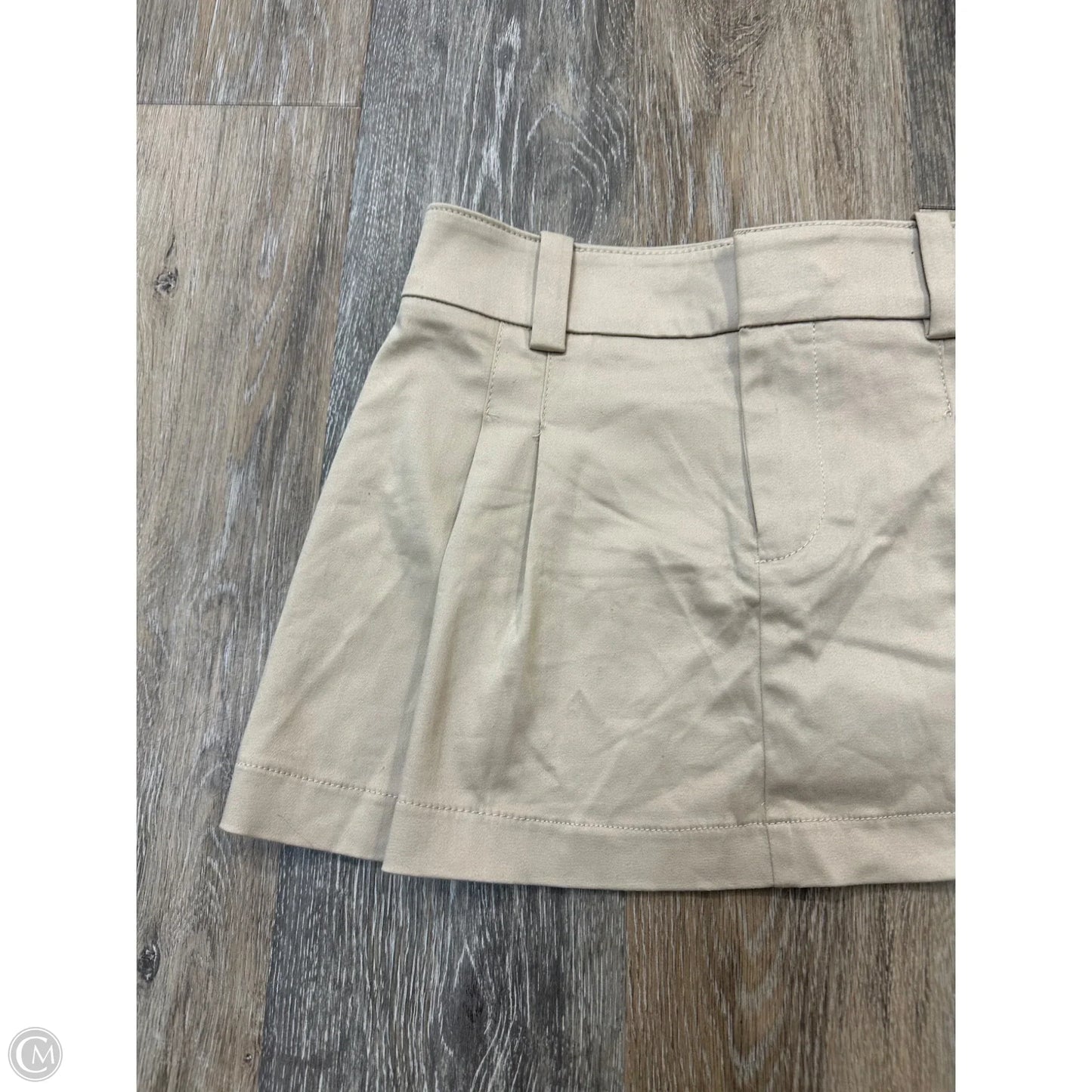 Skirt Mini & Short By Sunday Best In Tan, Size: 00