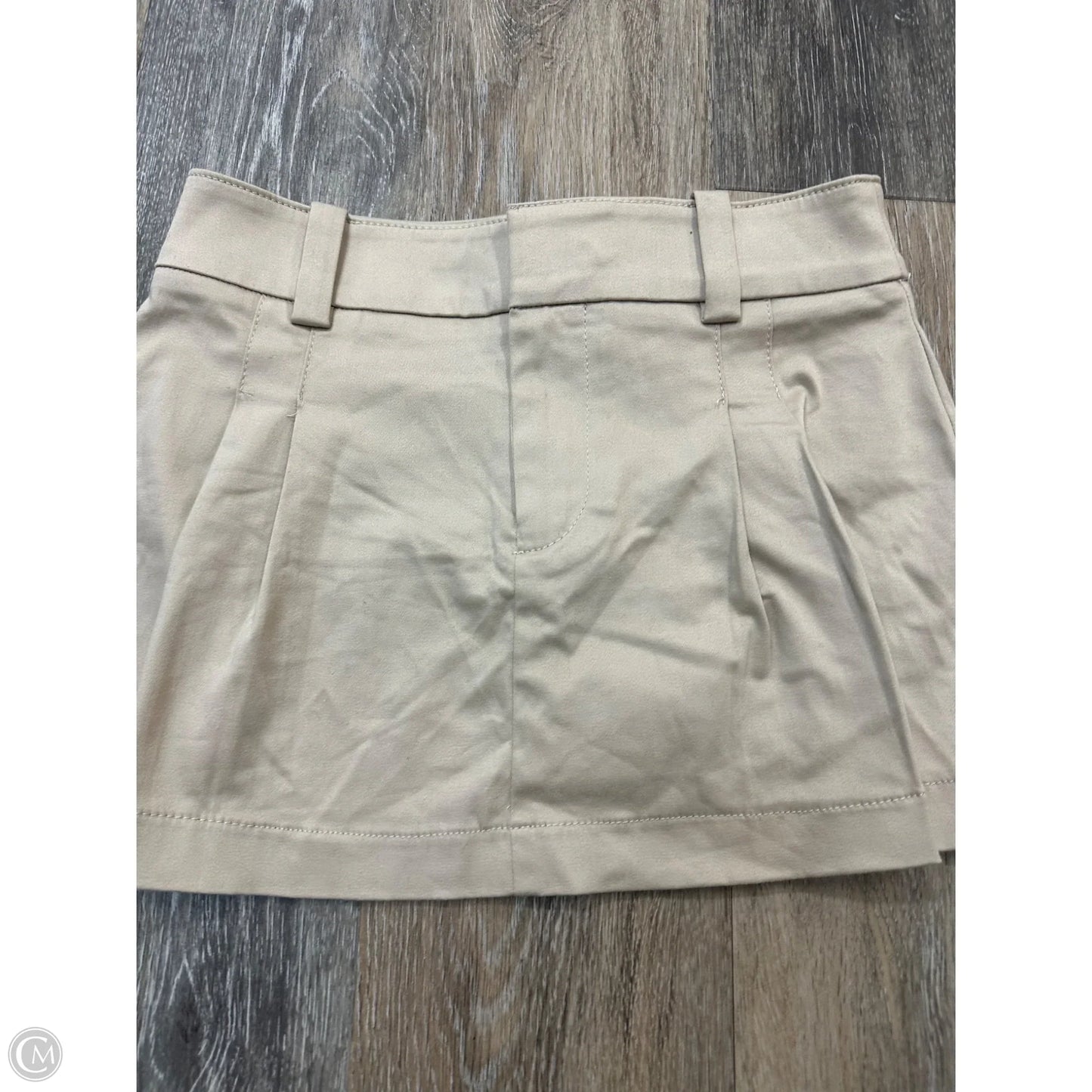 Skirt Mini & Short By Sunday Best In Tan, Size: 00