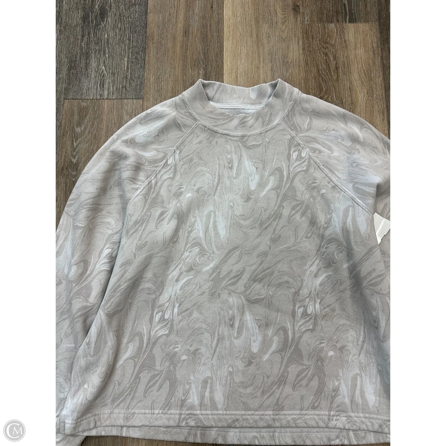 Sweatshirt Crewneck By Abercrombie And Fitch In Grey, Size: L