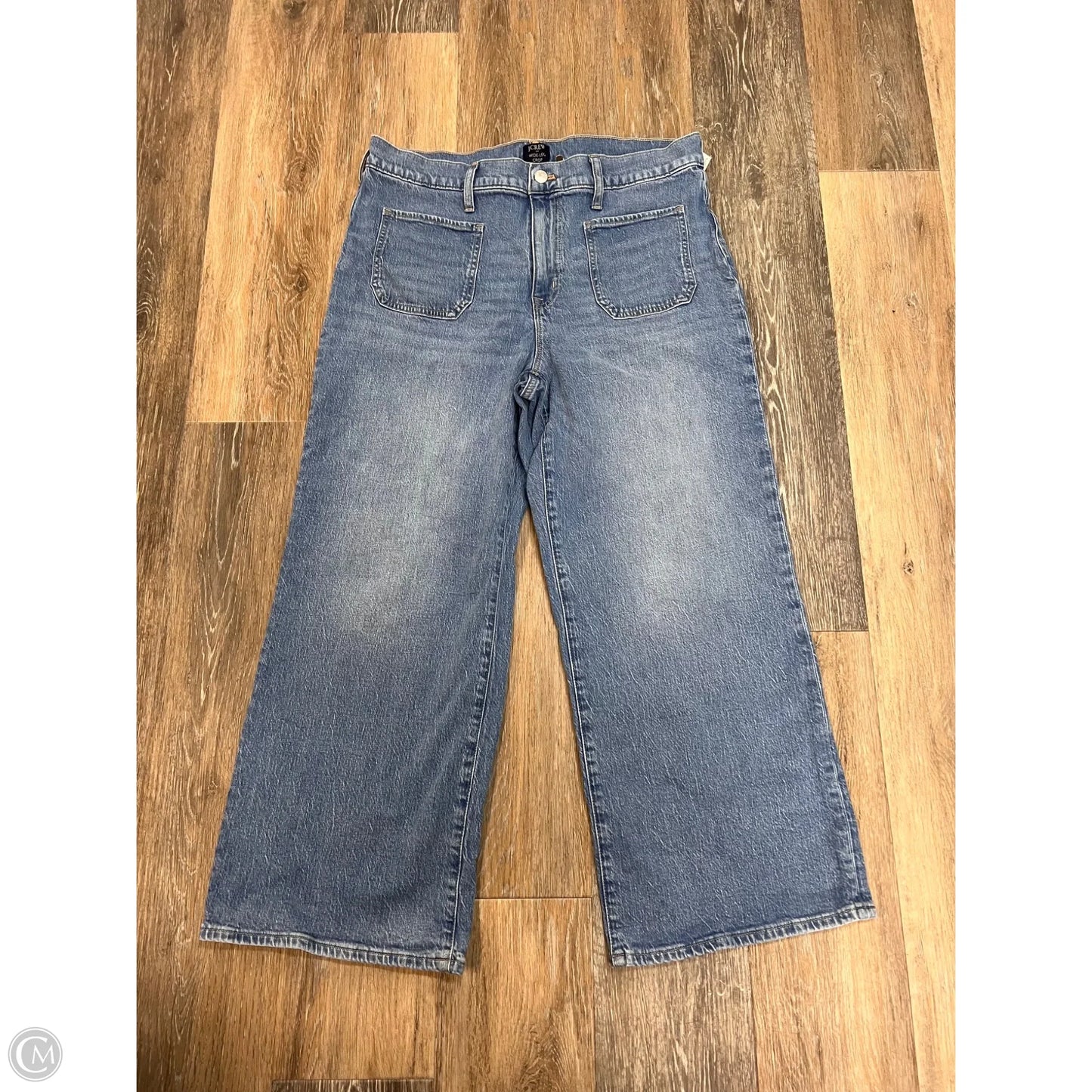 Jeans Cropped By J. Crew In Blue Denim, Size: 12/31