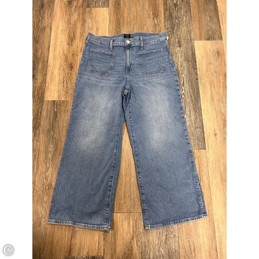 Jeans Cropped By J. Crew In Blue Denim, Size: 12/31