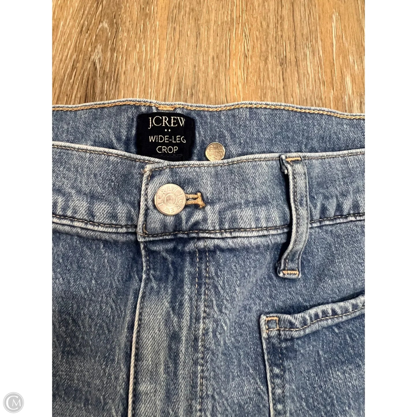 Jeans Cropped By J. Crew In Blue Denim, Size: 12/31