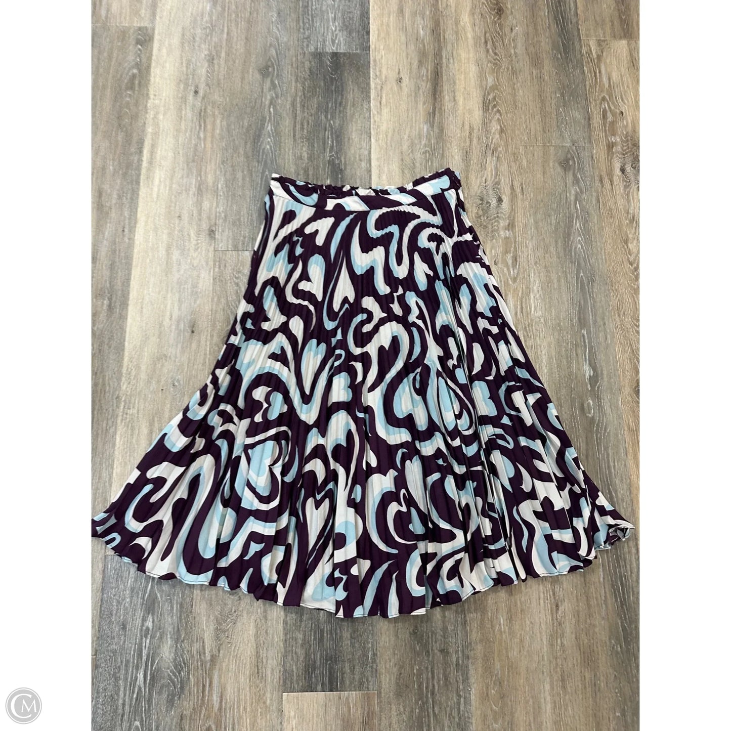 Skirt Midi By Anthropologie In Purple, Size: M