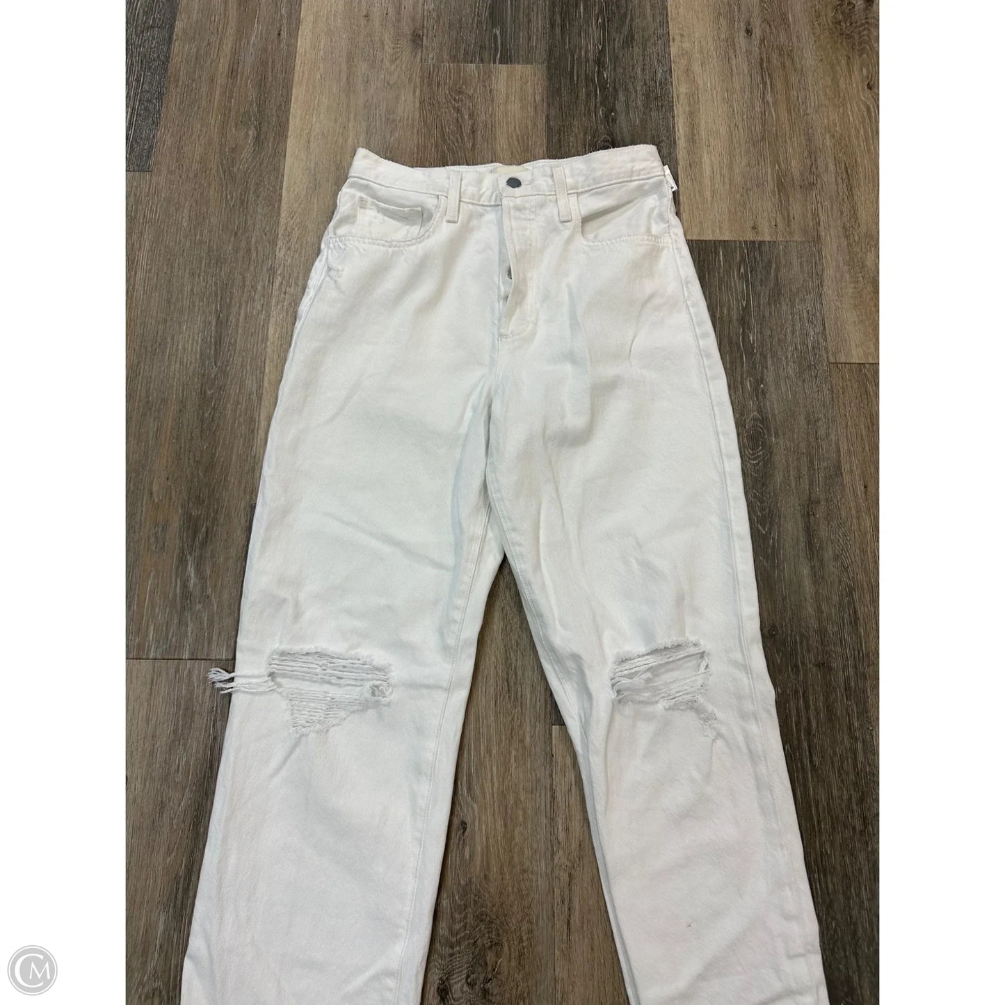 Jeans Straight By Favorite Daughter In White Denim, Size: 2
