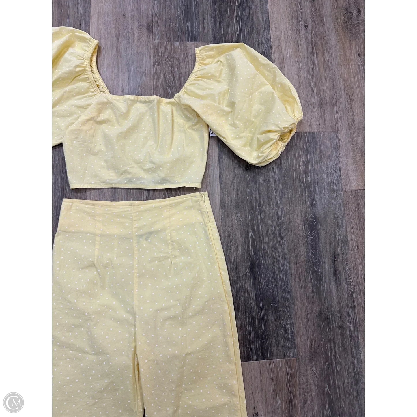 Pants Set 2pc By Billabong In Yellow, Size: S