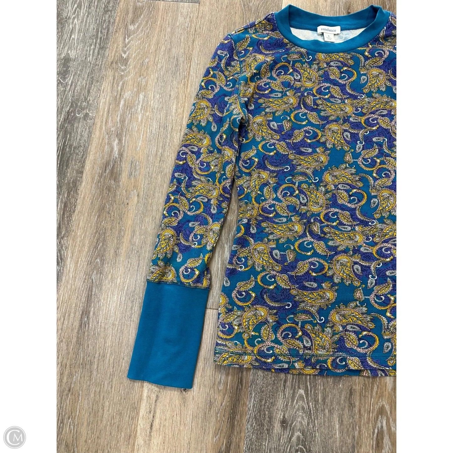 Top Long Sleeve By Sundance In Blue, Size: S