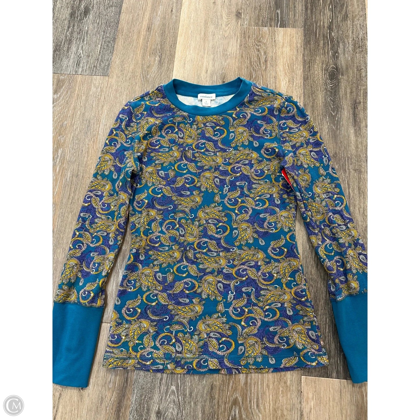 Top Long Sleeve By Sundance In Blue, Size: S