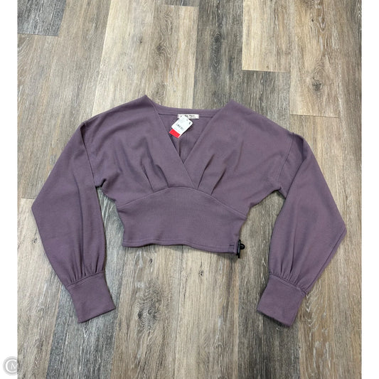 Blouse Long Sleeve By We The Free In Purple, Size: S