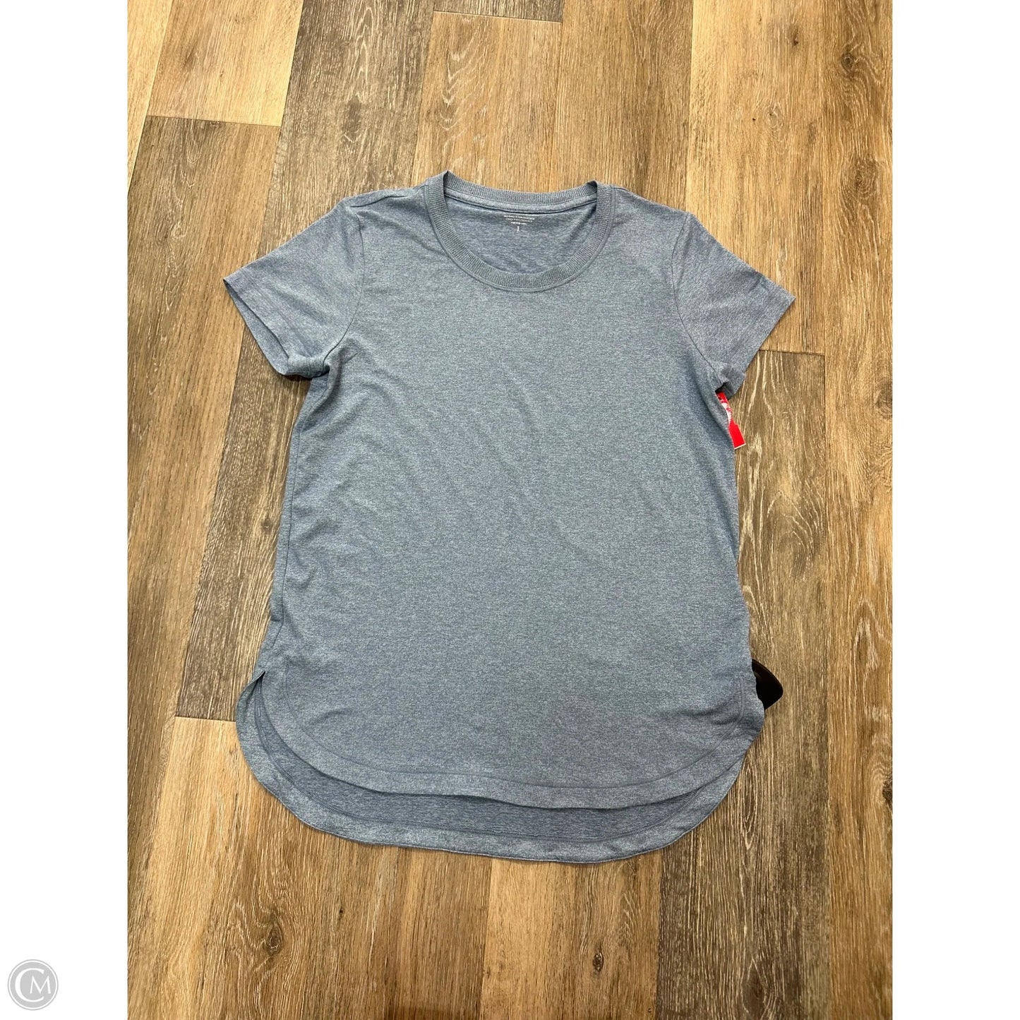 Athletic Top Short Sleeve By Athleta In Blue, Size: S