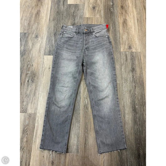 Jeans Straight By Gap In Grey Denim, Size: 6