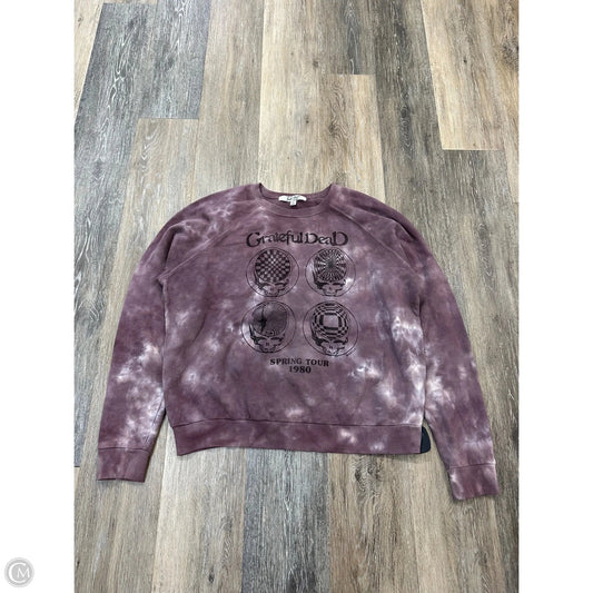 Sweatshirt Crewneck By Junk Food In Purple, Size: M