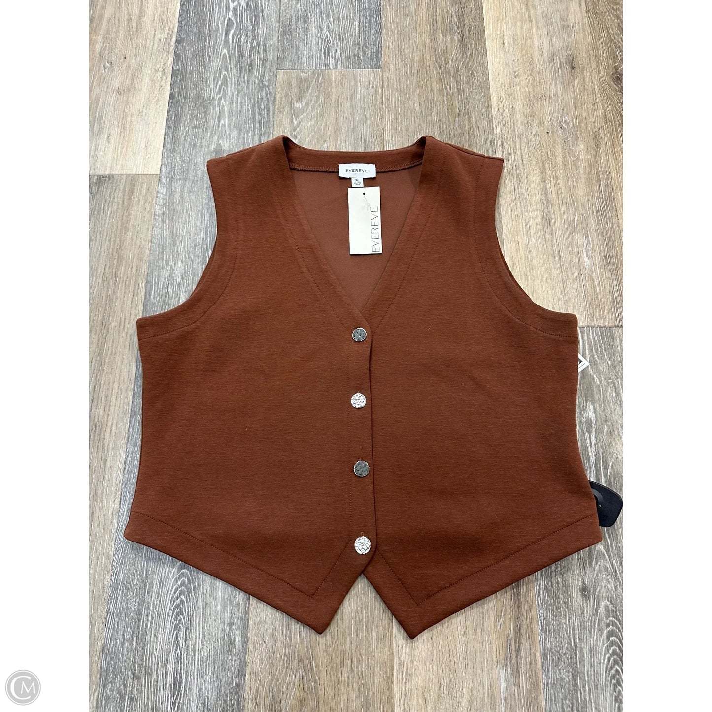 Vest Other By Evereve In Orange, Size: Xl