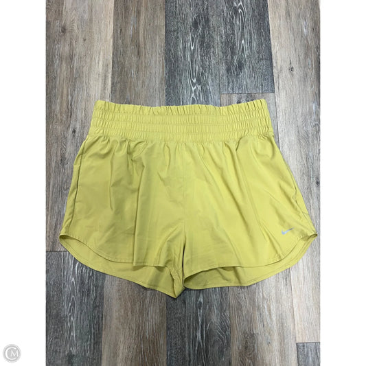Athletic Shorts By Nike Apparel In Green, Size: Xxl