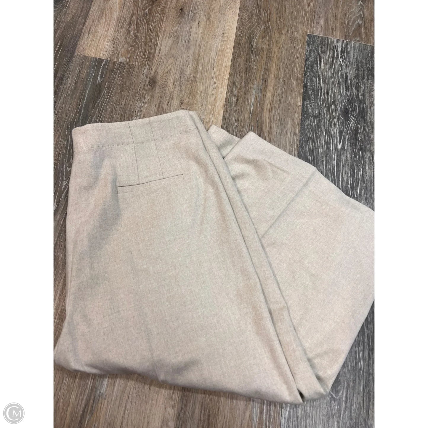 Pants Cropped Designer By Lafayette 148 In Taupe, Size: 12