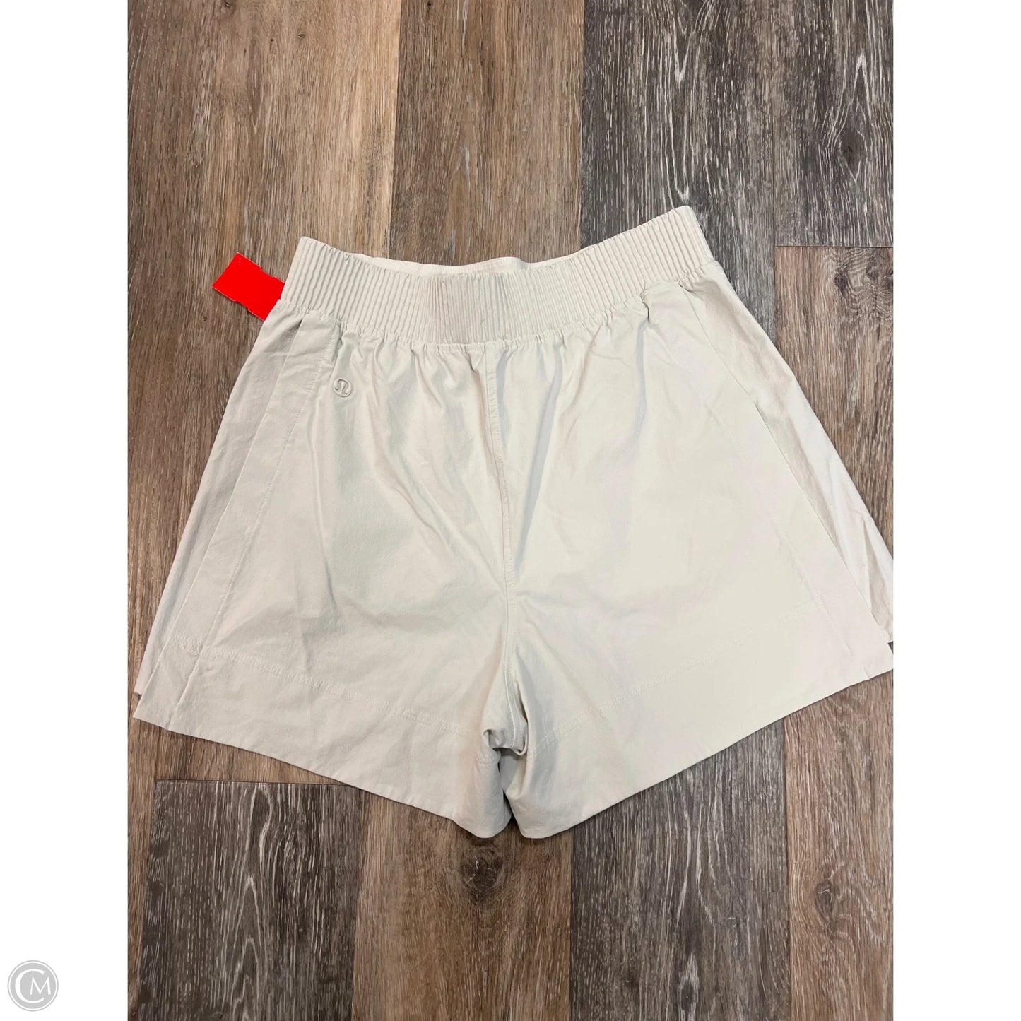 Athletic Shorts By Lululemon In Cream, Size: S