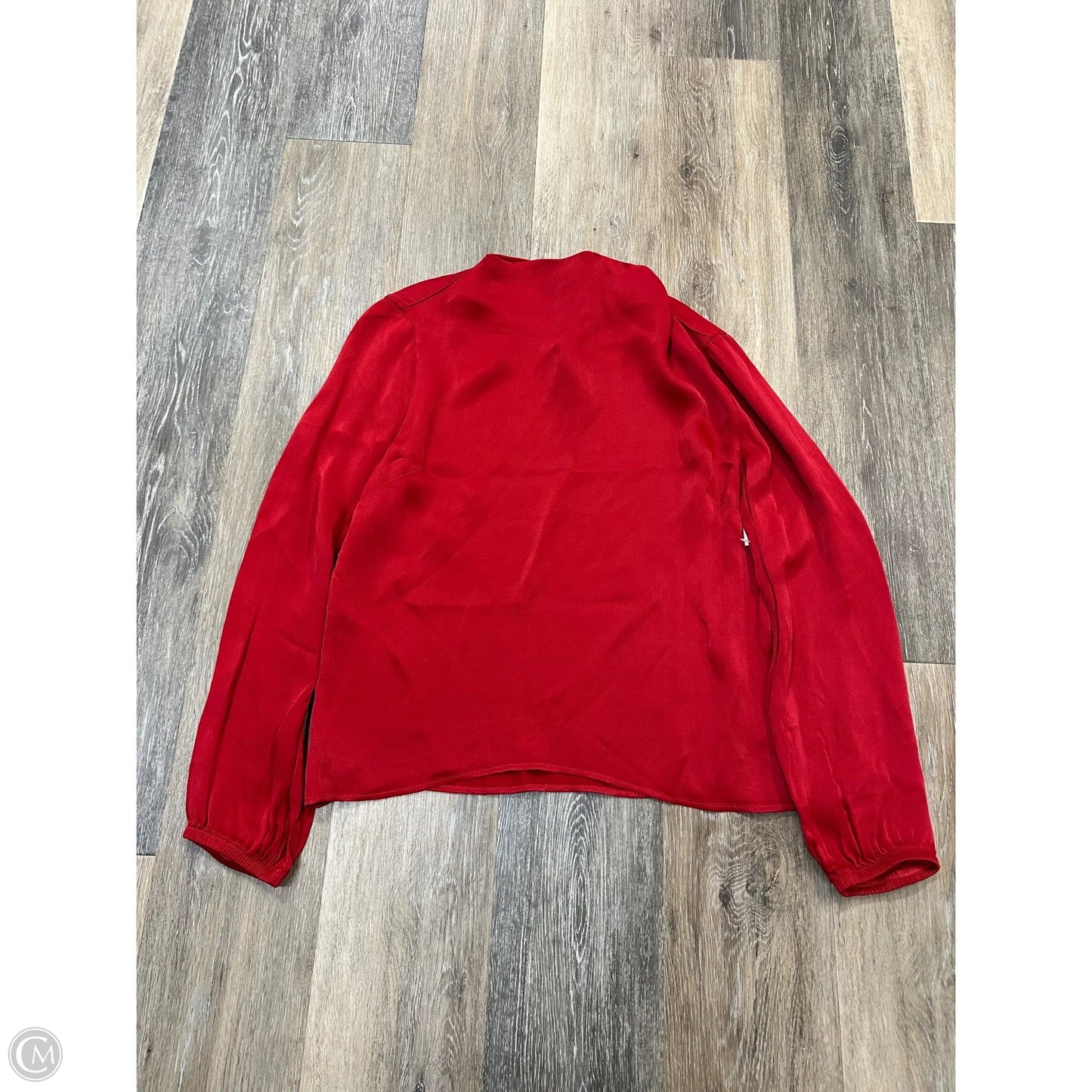 Blouse Long Sleeve By Cloth & Stone In Red, Size: S