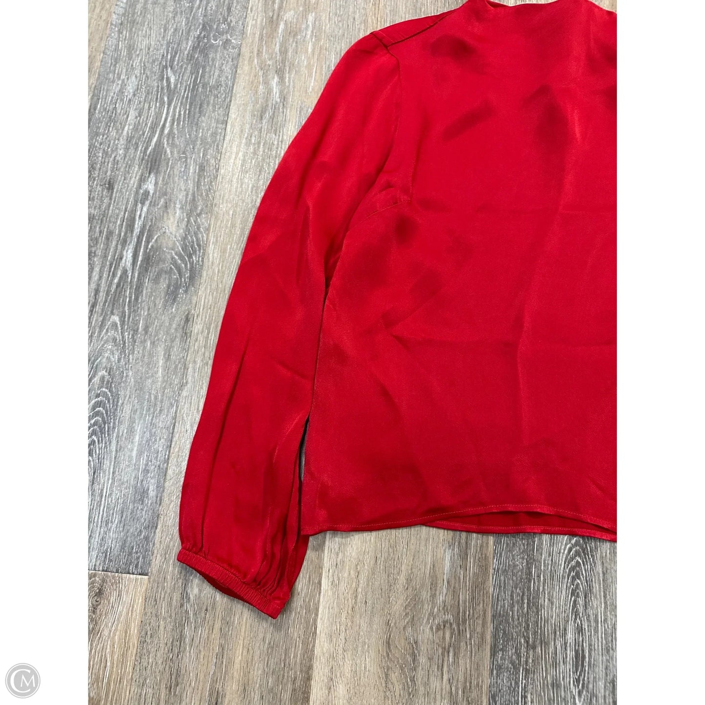 Blouse Long Sleeve By Cloth & Stone In Red, Size: S