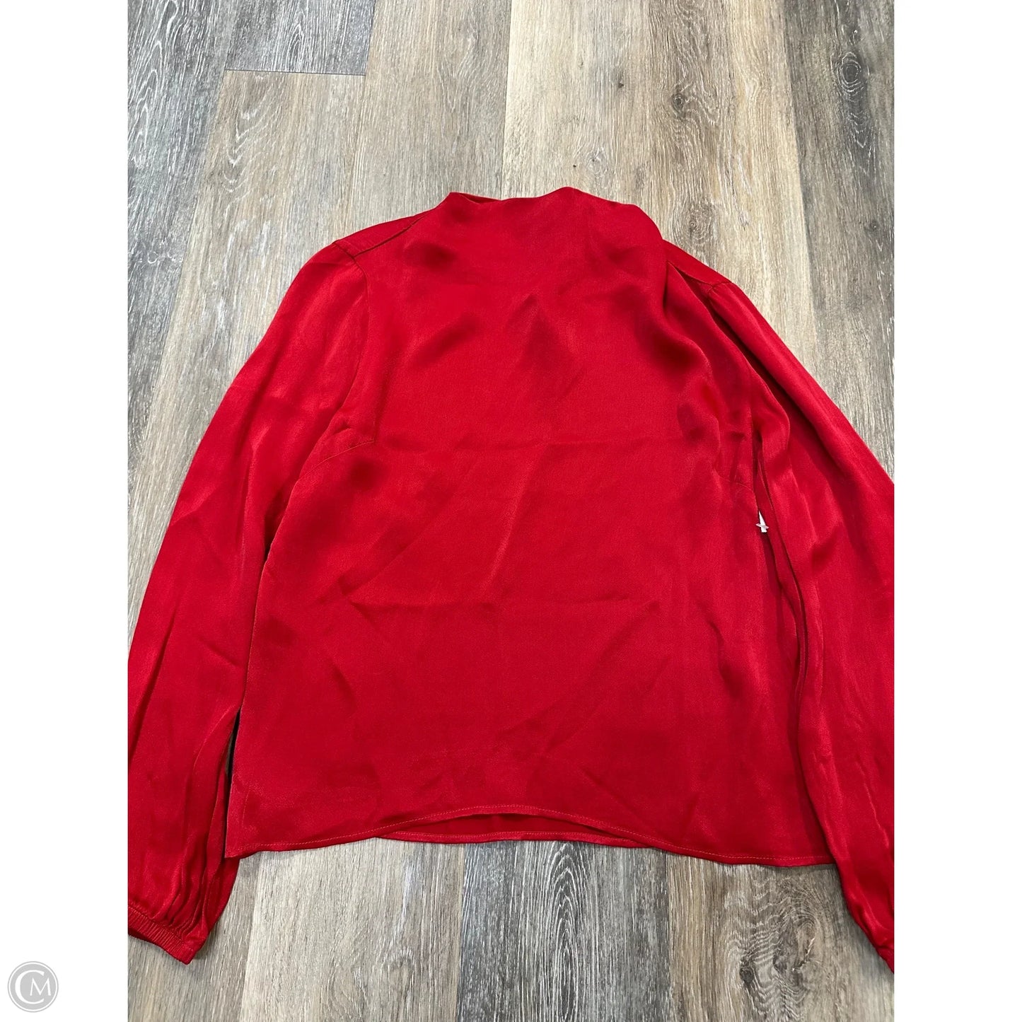 Blouse Long Sleeve By Cloth & Stone In Red, Size: S