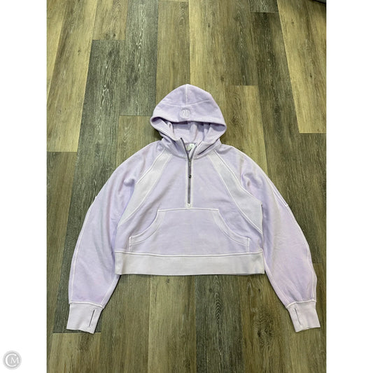 Sweatshirt Hoodie By Lululemon In Purple, Size: Xs/S