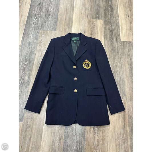 Blazer By Ralph Lauren In Navy, Size: 4