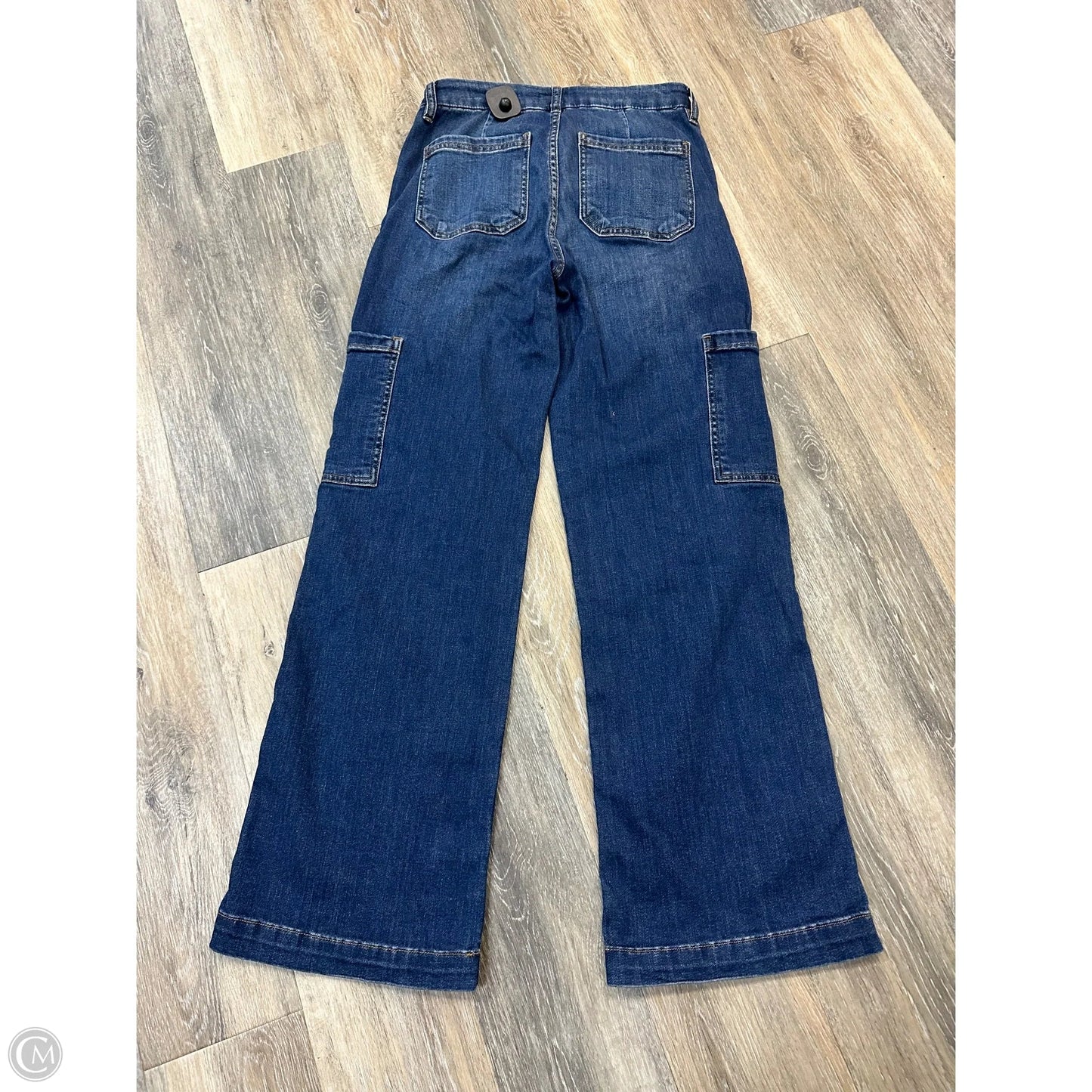 Jeans Wide Leg By Kut In Blue Denim, Size: 0