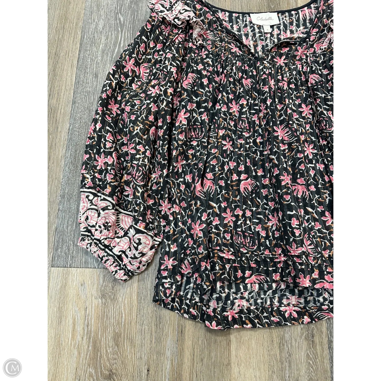 Blouse Long Sleeve By Cleobella In Floral Print, Size: S