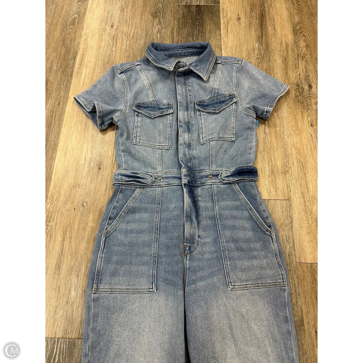 Jumpsuit By Good American In Blue Denim, Size: M