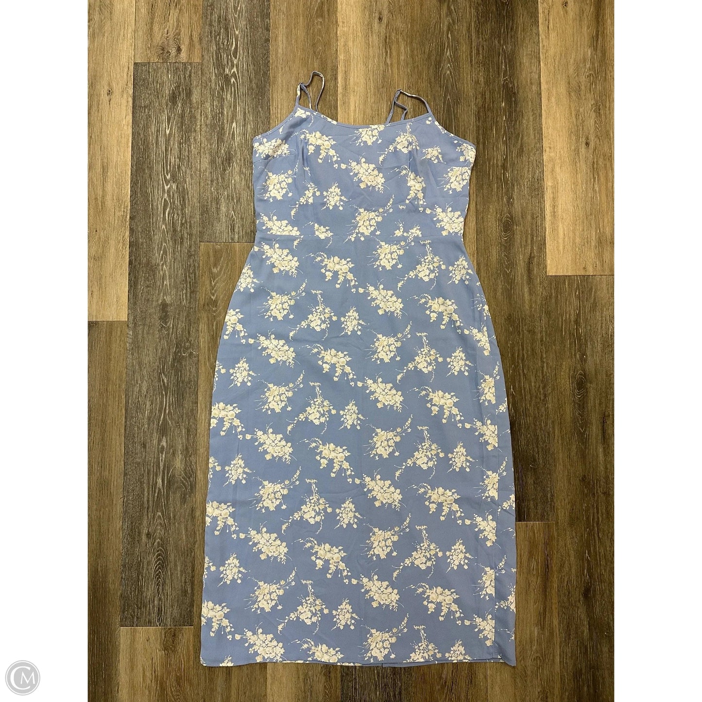 Dress Casual Maxi By Abercrombie And Fitch In Blue, Size: Xl Tall