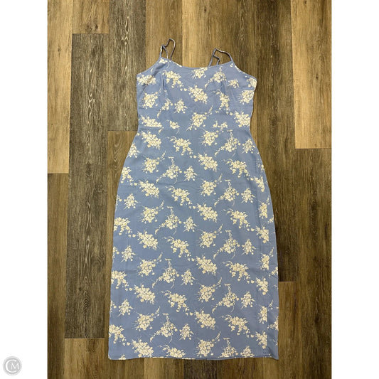 Dress Casual Maxi By Abercrombie And Fitch In Blue, Size: Xl Tall